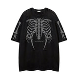 Men’s Suede T-Shirt - Skull Skeleton Printed - MRC STORET-ShirtsMy StoreMen’s Suede T-Shirt - Skull Skeleton Printed My Store MRC STORECJYH231720508HSBlackL