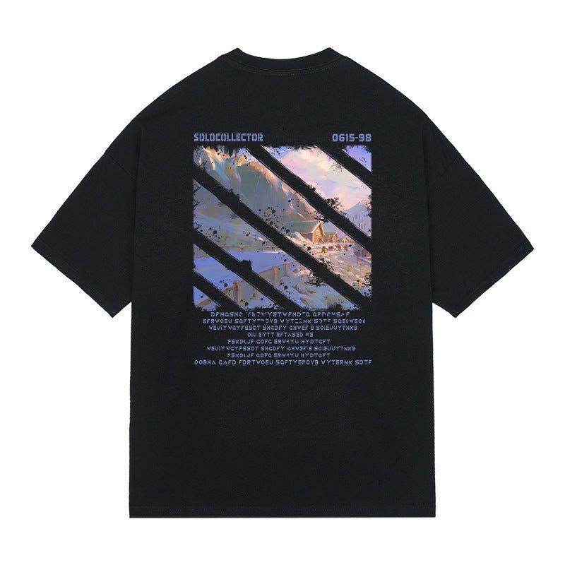 Men's T-Shirt Creative Cartoon Print T-Shirt – Loose - Fit Style for Youth - MRC STORET-ShirtsMy StoreMen's T-Shirt Creative Cartoon Print T-Shirt – Loose - Fit Style for Youth - MRC STOREMRC STORECJYH214450308HSBlackL