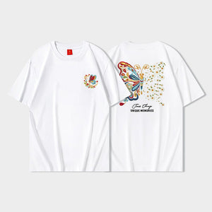 Short - Sleeve Butterfly Light - Changing T-Shirt – Cartoon Embroidery Fashion - MRC STORET-ShirtsMy StoreShort - Sleeve Butterfly Light - Changing T-Shirt – Cartoon Embroidery Fashion - MRC STOREMRC STORECJYH225655003CXBlackL