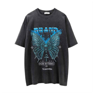 Skull Devil Print T-Shirt - MRC STORET-ShirtsMy StoreSkull Devil Print T-ShirtMRC STORECJYH200650902BYRetro BlackL