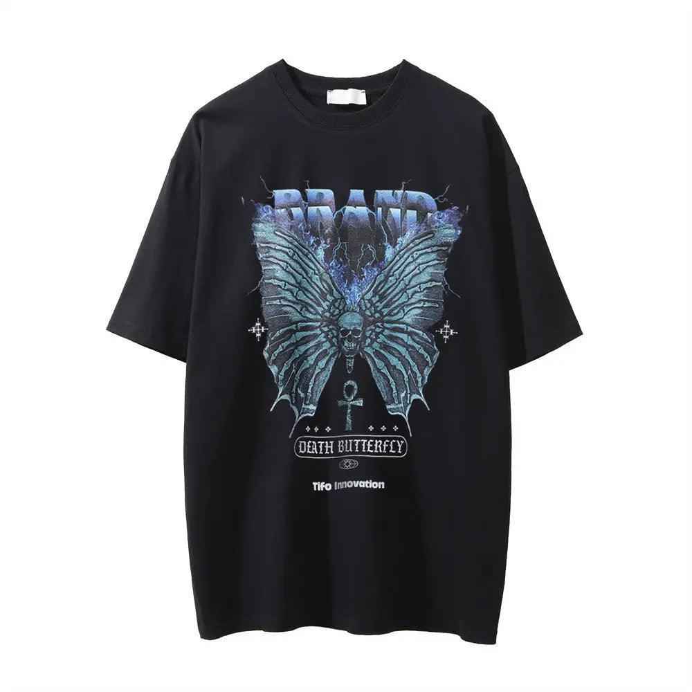 Skull Devil Print T-Shirt - MRC STORET-ShirtsMy StoreSkull Devil Print T-ShirtMRC STORECJYH200650905EVBlackL