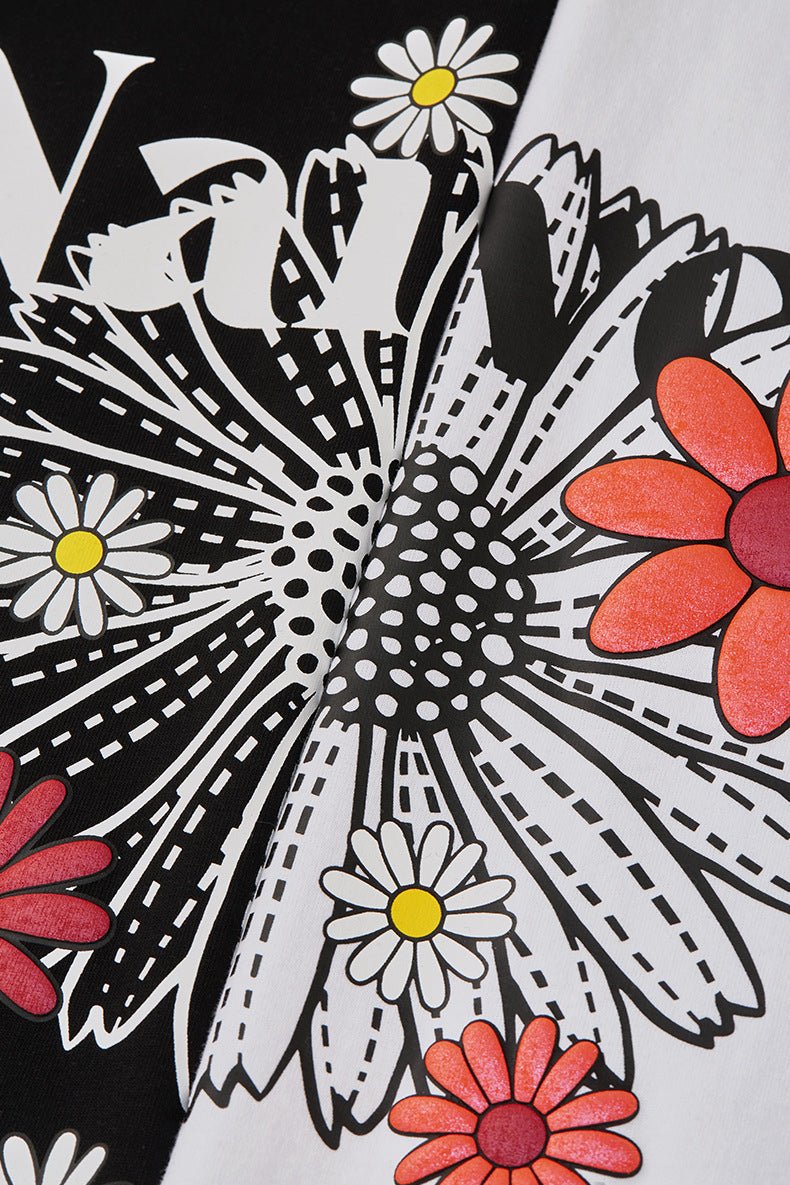 Unisex Puff Print T-Shirt - Daisy Design - MRC STORET-ShirtsMy StoreUnisex Puff Print T-Shirt - Daisy Design My Store MRC STORECJYH233201405EVBlackL
