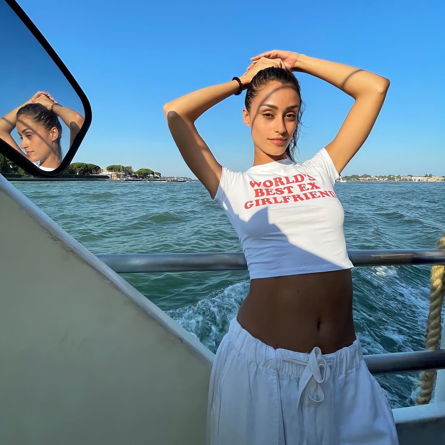 Women’s Crop Top T-Shirt - Letter Print Slim - MRC STORET-ShirtsMy StoreWomen’s Crop Top T-Shirt - Letter Print Slim My Store MRC STORECJCS230584804DWWhiteL