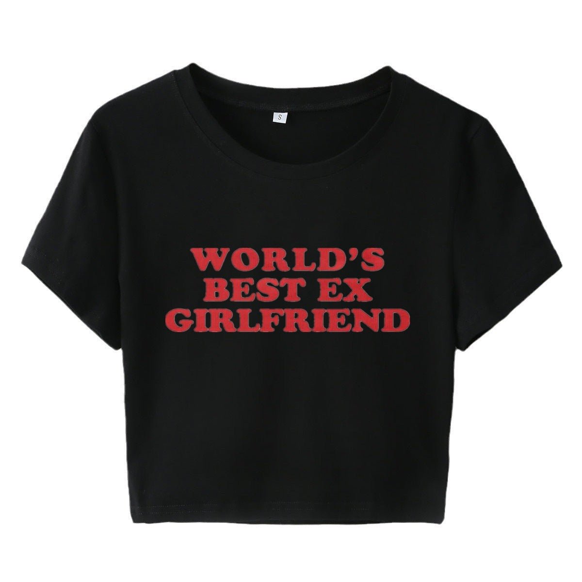 Women’s Crop Top T-Shirt - Letter Print Slim - MRC STORET-ShirtsMy StoreWomen’s Crop Top T-Shirt - Letter Print Slim My Store  16.80MRC STORECJCS230584809IRBlackL
