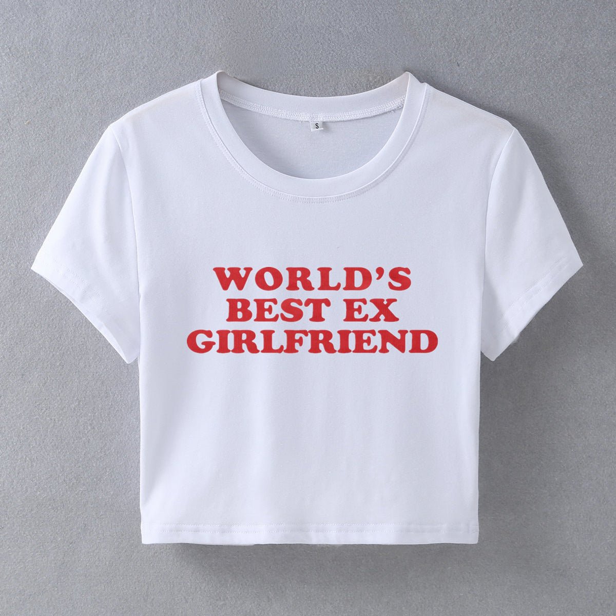 Women’s Crop Top T-Shirt - Letter Print Slim - MRC STORET-ShirtsMy StoreWomen’s Crop Top T-Shirt - Letter Print Slim My Store  16.80MRC STORECJCS230584809IRBlackL