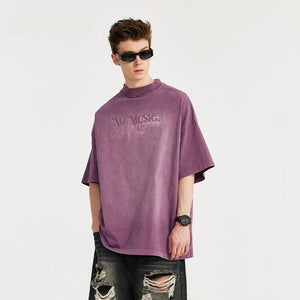 Men's T-Shirt Dyed 3D Letter Print – Vibrant Street Style for Youth - MRC STORET-ShirtsMy StoreMen's T-Shirt Dyed 3D Letter Print – Vibrant Street Style for Youth - MRC STOREMRC STORECJYH213818605EVBlueL