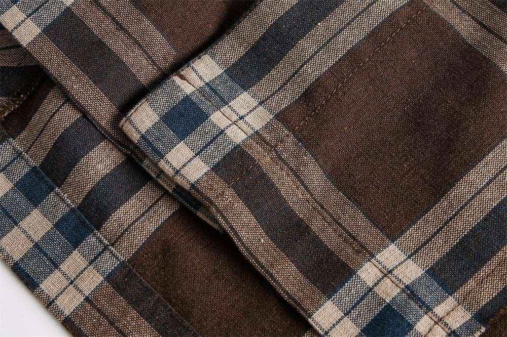 Brown Plaid Shirt - MRC STORET-ShirtsMy StoreBrown Plaid ShirtMRC STORECJDS204709702BYBrownL