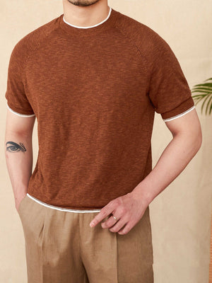 Men’s Casual T-Shirt - Breathable Linen Cotton - MRC STORET-ShirtsMy StoreMen’s Casual T-Shirt - Breathable Linen Cotton My Store MRC STORECJDS240947104DWHemp Apricot2XL