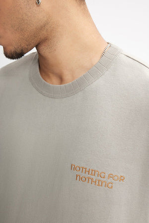 Embroidered T-Shirt - Retro Thread Collar - MRC STORET-ShirtsMy StoreMen’s Embroidered T-Shirt - Retro Thread Collar My Store MRC STORECJYH233219805EVGrayL