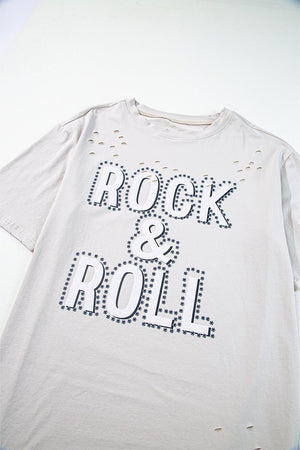Unisex Ripped T-Shirt - Trendy Gray Loose - MRC STORET-ShirtsMy StoreUnisex Ripped T-Shirt - Trendy Gray Loose My Store MRC STORECJCS235324603CXGrayL