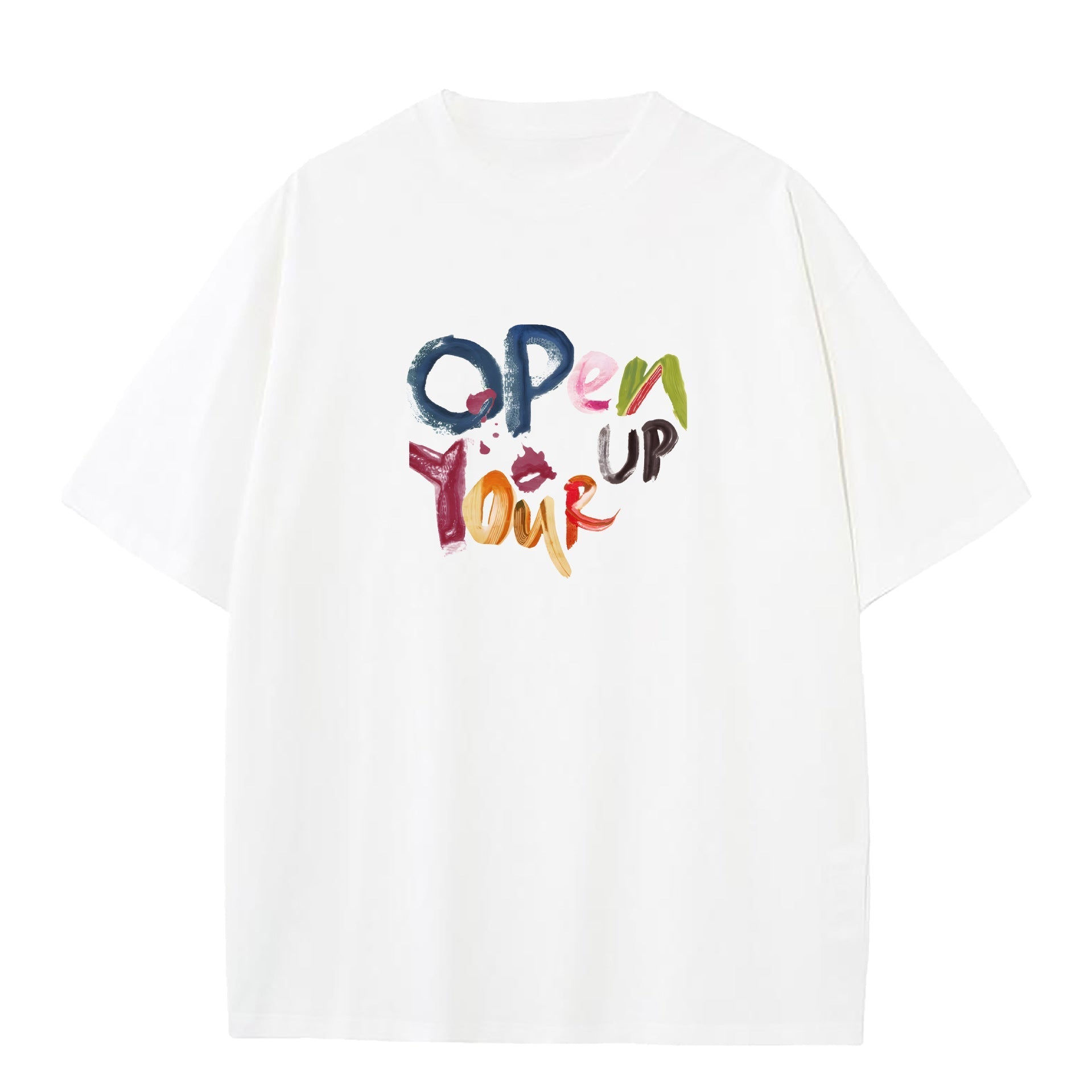 Spray Pure Cotton Retro Printed Casual Loose All - match T-shirt - MRC STORET-ShirtsMy StoreSpray Pure Cotton Retro Printed Casual Loose All - match T-shirt My Store MRC STORECJYH236109210JQMilky White2XL