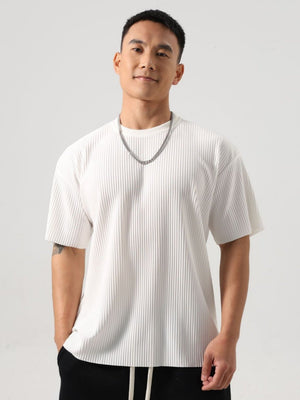 Men’s Casual T-Shirt - Loose Striped Fit - MRC STORET-ShirtsMy StoreMen’s Casual T-Shirt - Loose Striped FitMRC STORECJYD228213014NMRound Collar In Black2XL