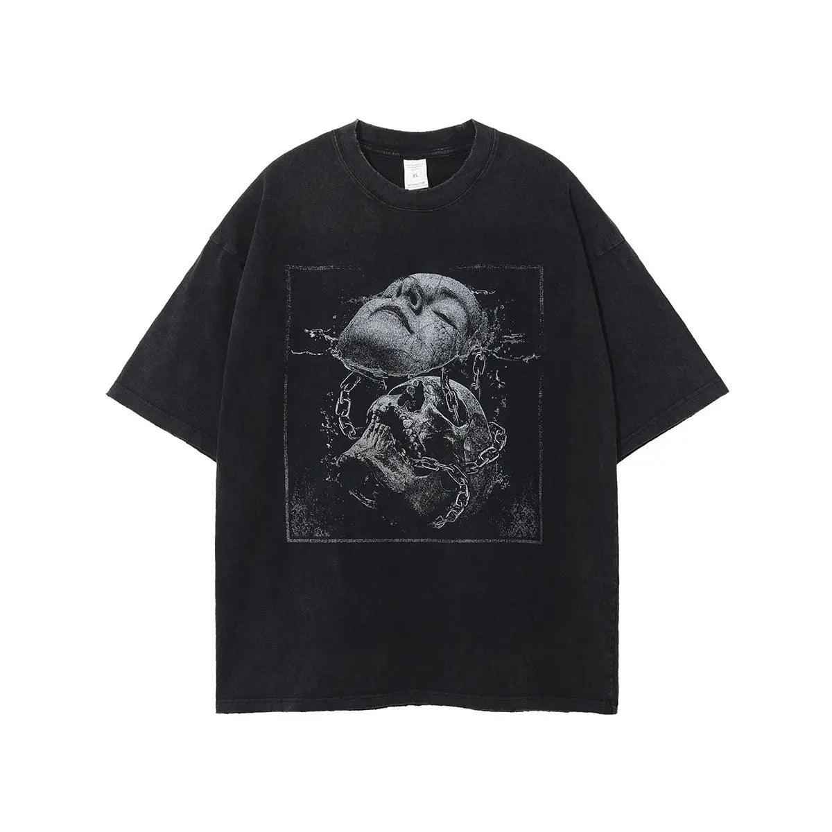 Hip Hop Skull T-shirt - MRC STORET-ShirtsMy StoreHip Hop Skull T-shirtMRC STORECJYH196963402BYVintage BlackL