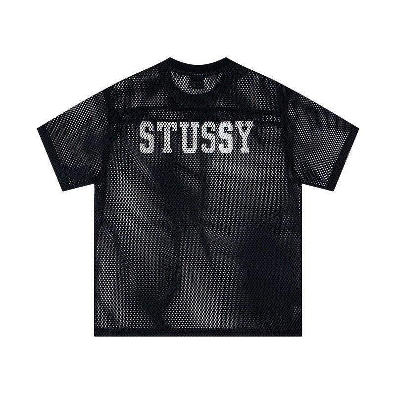 Sports Jersey - Letter Print Short Sleeve Top - MRC STORET-ShirtsMy StoreSports Jersey - Letter Print Short Sleeve Top My Store MRC STORECJYH241438086HSXC6943 BlackL