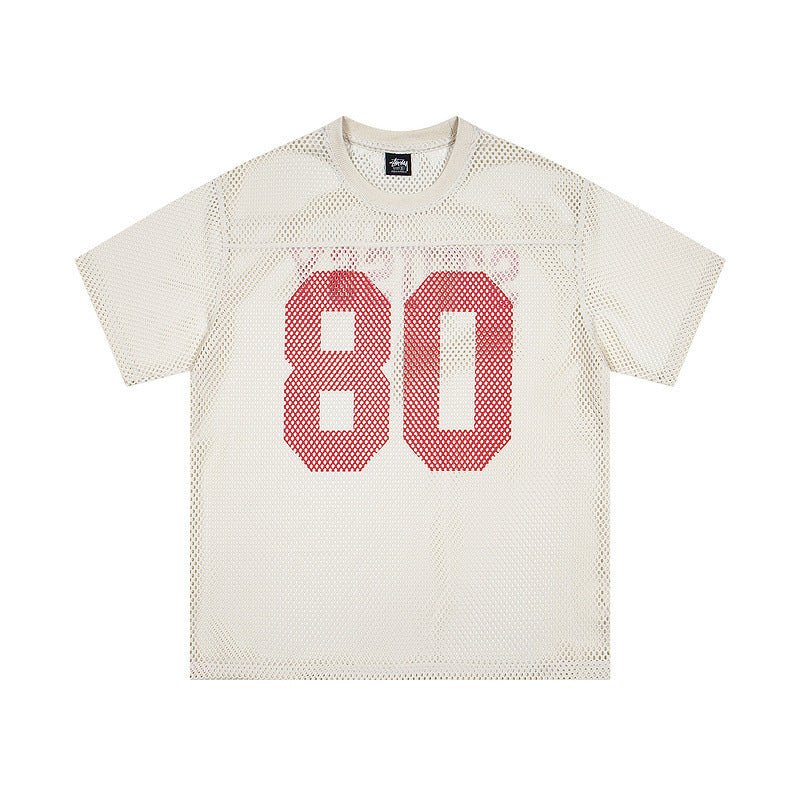 Sports Jersey - Letter Print Short Sleeve Top - MRC STORET-ShirtsMy StoreSports Jersey - Letter Print Short Sleeve Top My Store  35.66MRC STORECJYH241438090LOXC6946 ApricotL