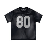 Sports Jersey - Letter Print Short Sleeve Top - MRC STORET-ShirtsMy StoreSports Jersey - Letter Print Short Sleeve Top My Store  35.66MRC STORECJYH241438094PKXC6946 BlackL