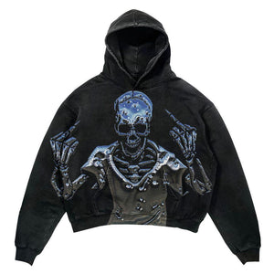 Punk Design Slim Fit Printed Hoodie - MRC STORETopMy StorePunk Design Slim Fit Printed Hoodie - MRC STOREMRC STORECJWY184117306FU01style3XL