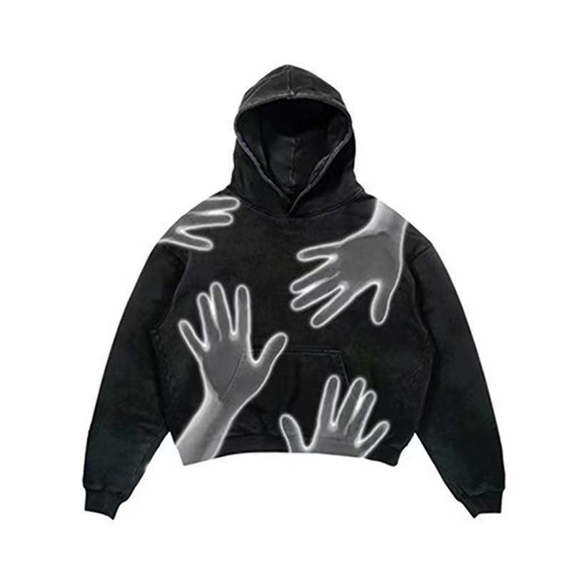 Punk Design Slim Fit Printed Hoodie - MRC STORETopMy StorePunk Design Slim Fit Printed Hoodie - MRC STOREMRC STORECJWY184117322VE05style3XL