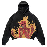 Punk Design Slim Fit Printed Hoodie - MRC STORETopMy StorePunk Design Slim Fit Printed Hoodie - MRC STOREMRC STORECJWY184117346TG08style3XL