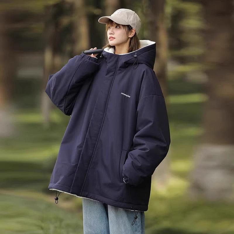 Men's Reversible Coat Lambswool for Winter Warmth - MRC STORETopMy StoreMen's Reversible Coat Lambswool for Winter Warmth - MRC STOREMRC STORECJPK215021711KP8950 Navy Blue2XL