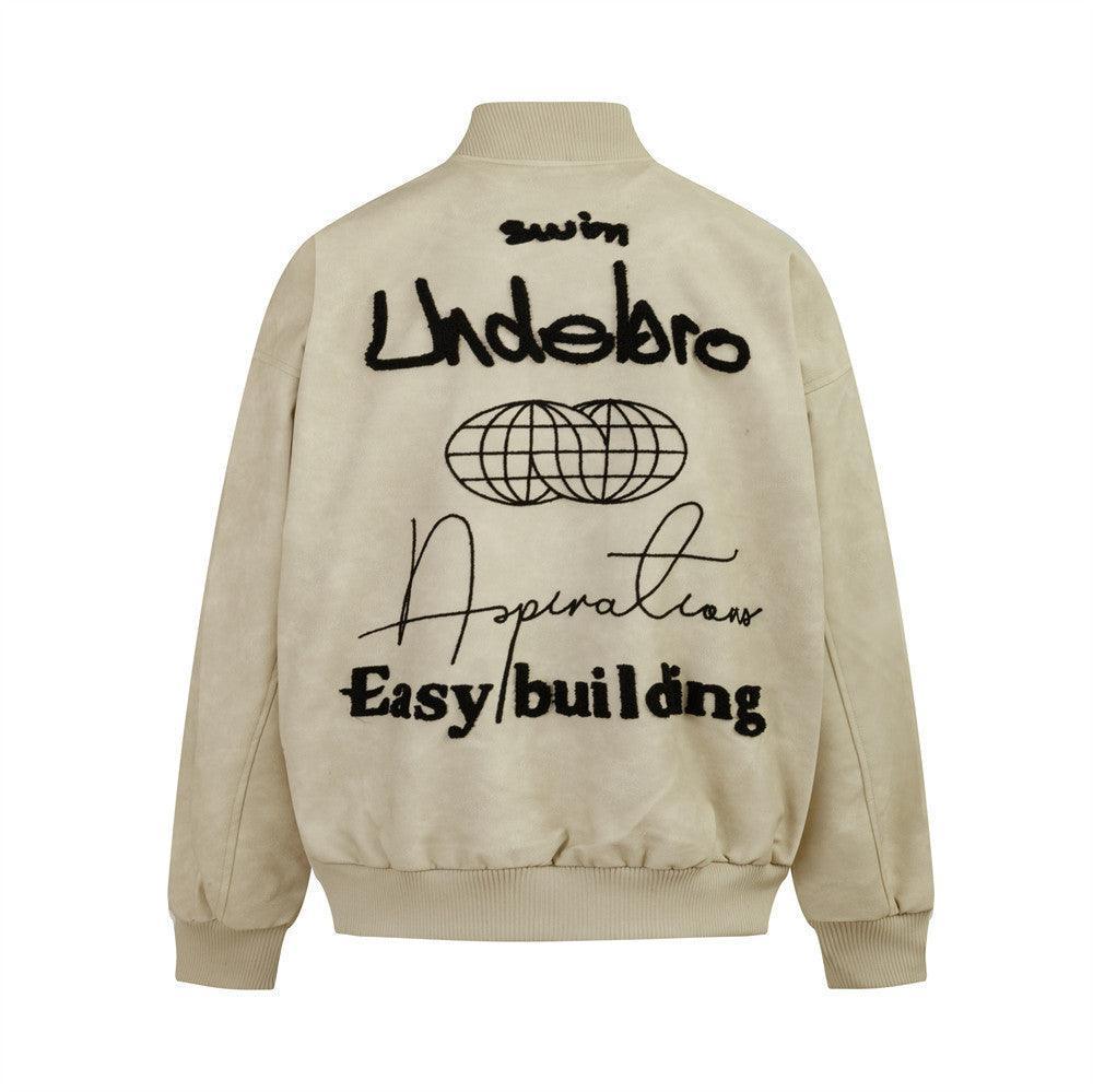 Letter Embroidery Creative Biker's Leather Jacket - MRC STORETopMy StoreLetter Embroidery Creative Biker's Leather Jacket - MRC STOREMRC STORECJYD211097202BYBlackL