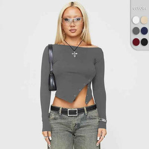 Slim Fit Long Sleeve Top - MRC STORETopMy StoreSlim Fit Long Sleeve TopMRC STORECJCS210178807GTApricotL
