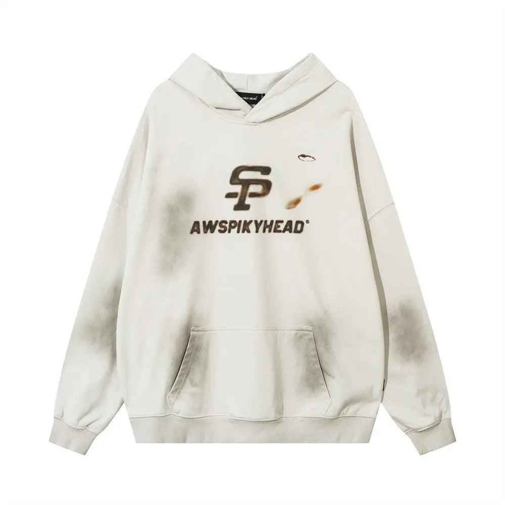 Spray Paint Letter Hoodie - MRC STORETopMy StoreSpray Paint Letter HoodieMRC STORECJWY208896502BYApricotL