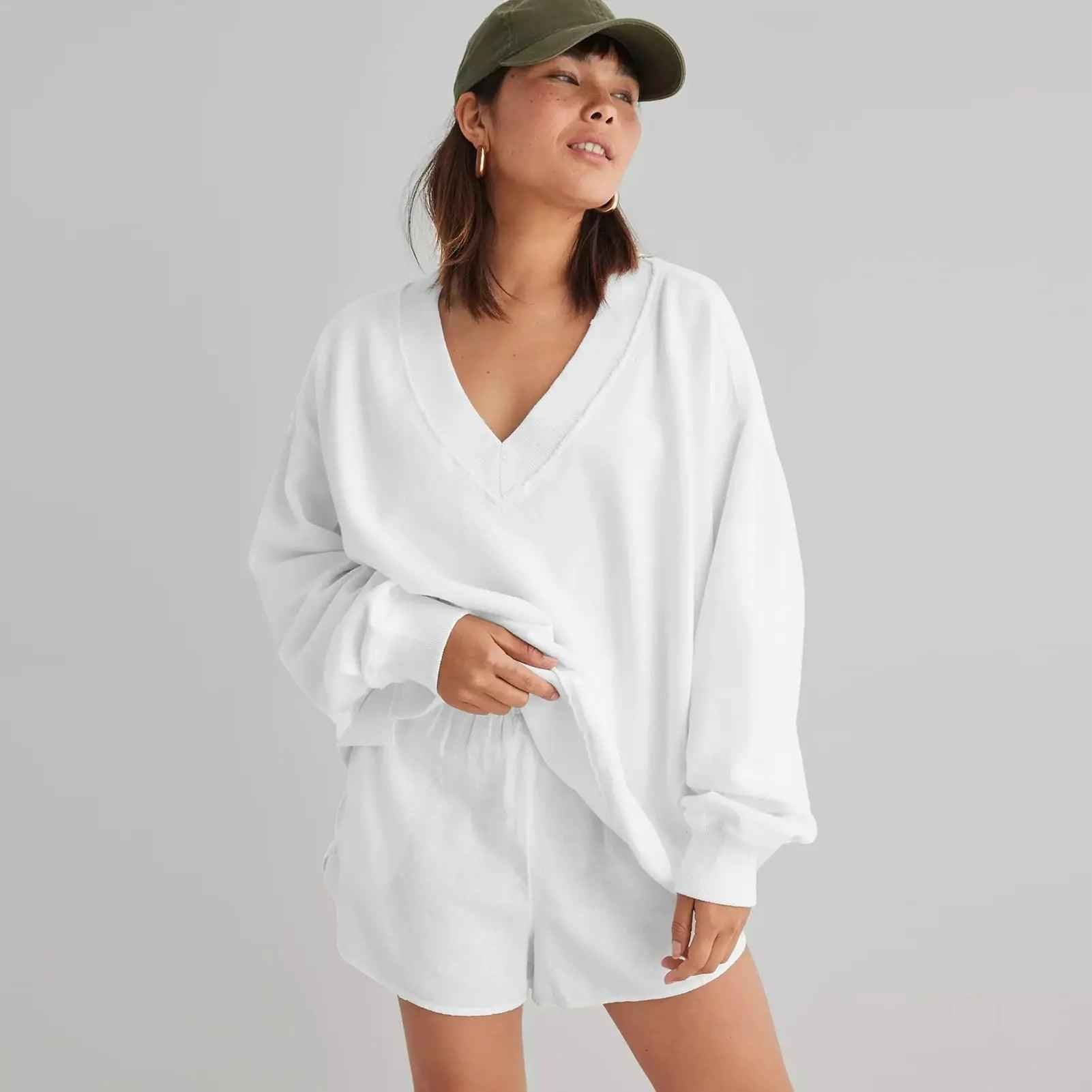 Trendy Pullover Sweater - MRC STORETopMy StoreTrendy Pullover SweaterMRC STORECJWY210211507GTWhiteL