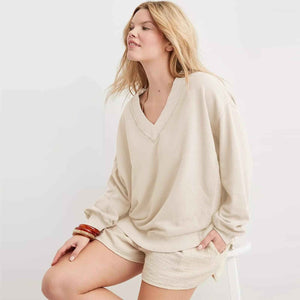 Trendy Pullover Sweater - MRC STORETopMy StoreTrendy Pullover SweaterMRC STORECJWY210211511KPApricotL