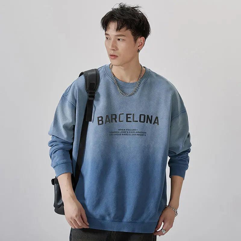 Pure Cotton Round Neck Sweater - MRC STORETopMy StorePure Cotton Round Neck Sweater - MRC STOREMRC STORECJWY202297322VEDenim Blue2XL