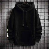 Cozy Sherpa Fleece Hoodie with Utility Patch Detail - MRC STORETopMy StoreCozy Sherpa Fleece Hoodie with Utility Patch DetailMRC STORECJWY206895112LOBlackL