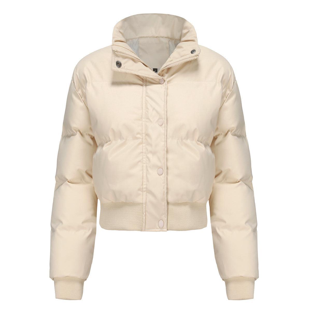 Short High - Collar Warm Coat - MRC STORETopMy StoreShort High - Collar Warm Coat - MRC STOREMRC STORECJJK213140118RIKhakiL