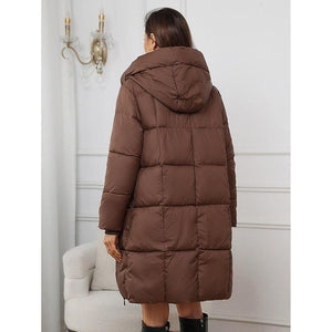 Mid Length Plus Size Hooded Cotton Coat - MRC STORETopMy StoreMid Length Plus Size Hooded Cotton Coat - MRC STOREMRC STORECJJK211344706FUBlack3XL