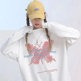 Loose Fit Animal Print Sweater - MRC STORETopMy StoreLoose Fit Animal Print Sweater - MRC STOREMRC STORECJWY199390403CXWhiteL