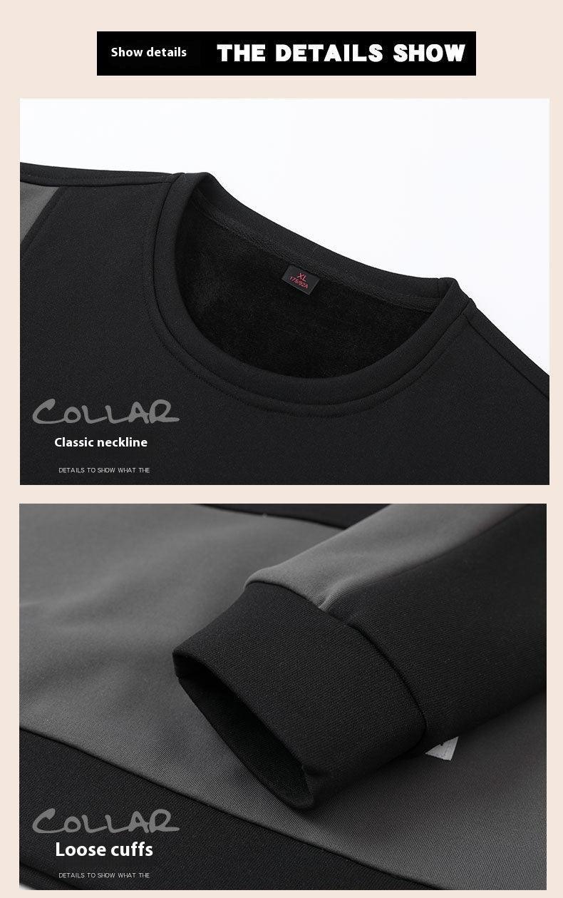 Composite Stitching Contrast Color Sweatshirt - MRC STORETopMy StoreComposite Stitching Contrast Color Sweatshirt - MRC STOREMRC STORECJWY210429318RIGray And Blue2XL