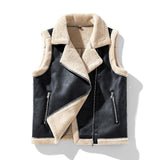 Lambswool Fleece lined Winter Vest Thickened Casual Cardigan - MRC STORETopMy StoreLambswool Fleece lined Winter Vest Thickened Casual Cardigan - MRC STOREMRC STORECJYD190802210JQBlack2XL