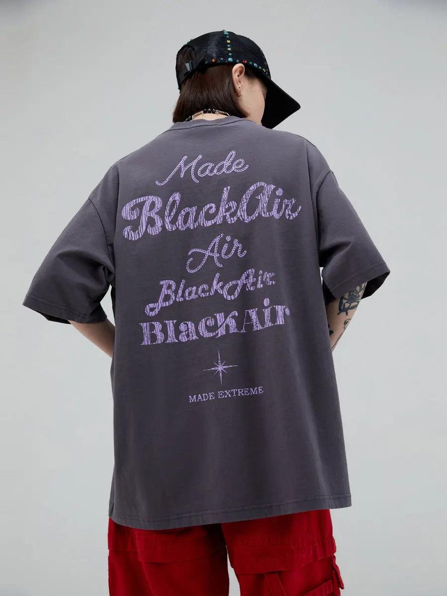Loose Fit Cotton Short Sleeve T-shirt - MRC STORETopMy StoreLoose Fit Cotton Short Sleeve T-shirt - MRC STOREMRC STORECJYH172029108HSBlack2XL