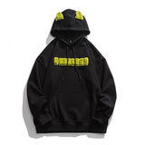 Monogram Embroidery Round Neck Hoodie - MRC STORETopMy StoreMonogram Embroidery Round Neck Hoodie - MRC STOREMRC STORECJWY172061205EVBlack2XL