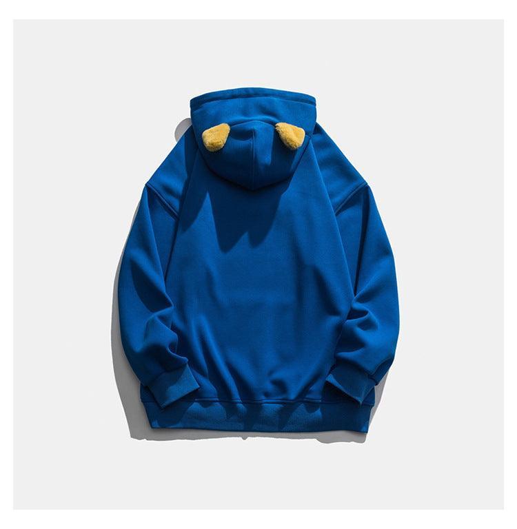 Monogram Embroidery Round Neck Hoodie - MRC STORETopMy StoreMonogram Embroidery Round Neck Hoodie - MRC STOREMRC STORECJWY172061221UFBlue2XL