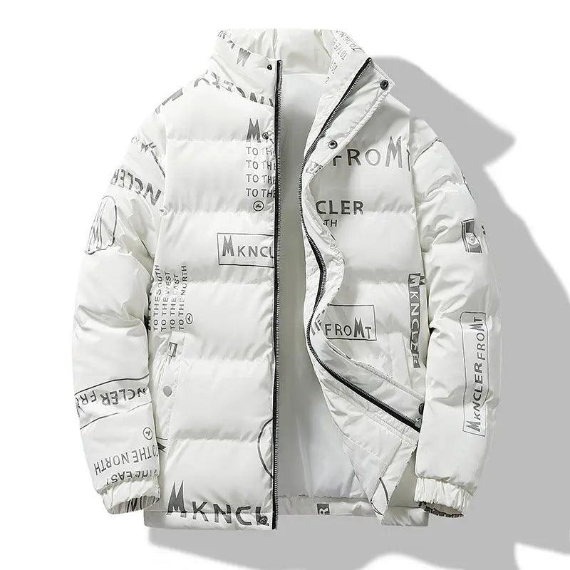 Fashion Printed Winter Coat - MRC STORETopMy StoreFashion Printed Winter Coat - MRC STOREMRC STORECJPK205945305EVWhite3XL