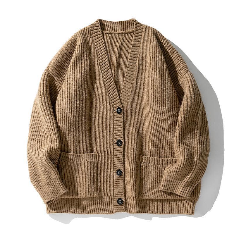 Thick Needle Heavy Texture Cardigan Sweater – Street Fashion for Autumn and Winter - MRC STORETopMy StoreThick Needle Heavy Texture Cardigan Sweater – Street Fashion for Autumn and Winter - MRC STOREMRC STORECJYD217743212LOKhaki3XL