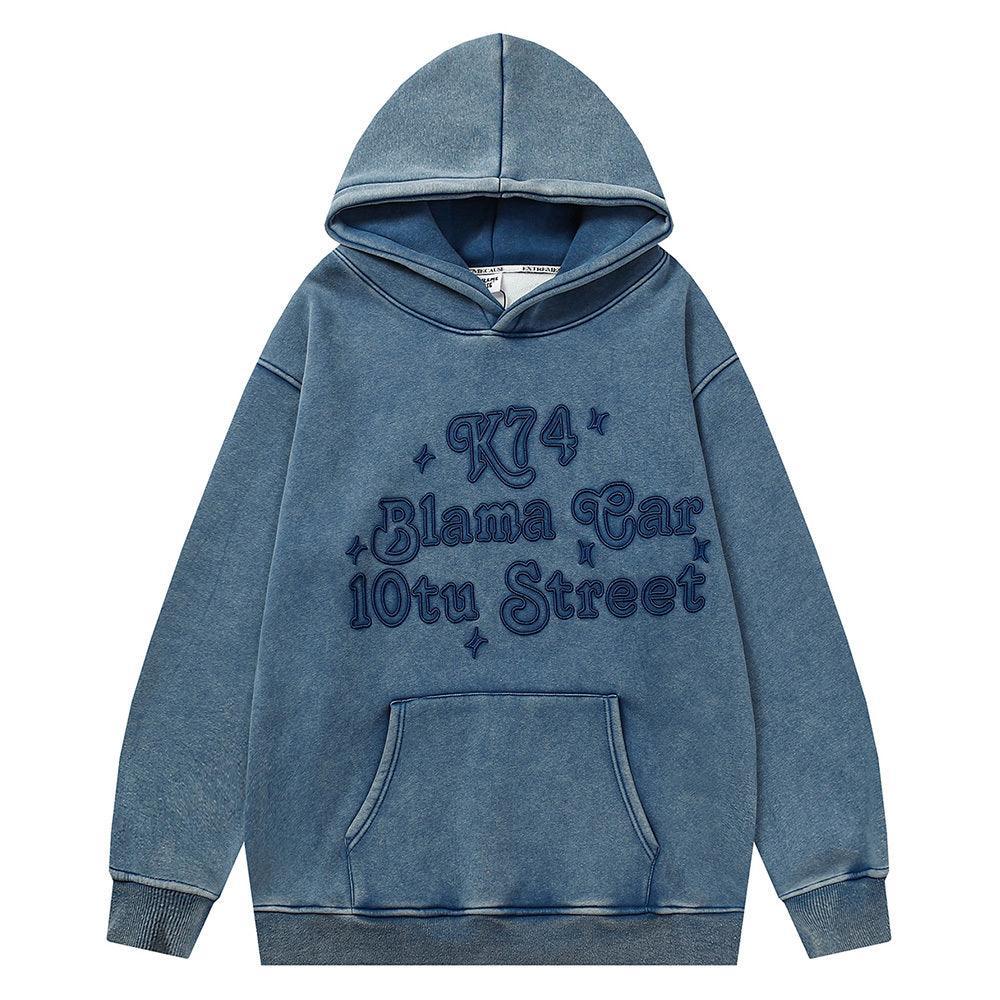 Distressed Fleece - lined essential Hoodie - MRC STORETopMy StoreDistressed Fleece - lined essential Hoodie - MRC STOREMRC STORECJWY193664203CXKhakiL