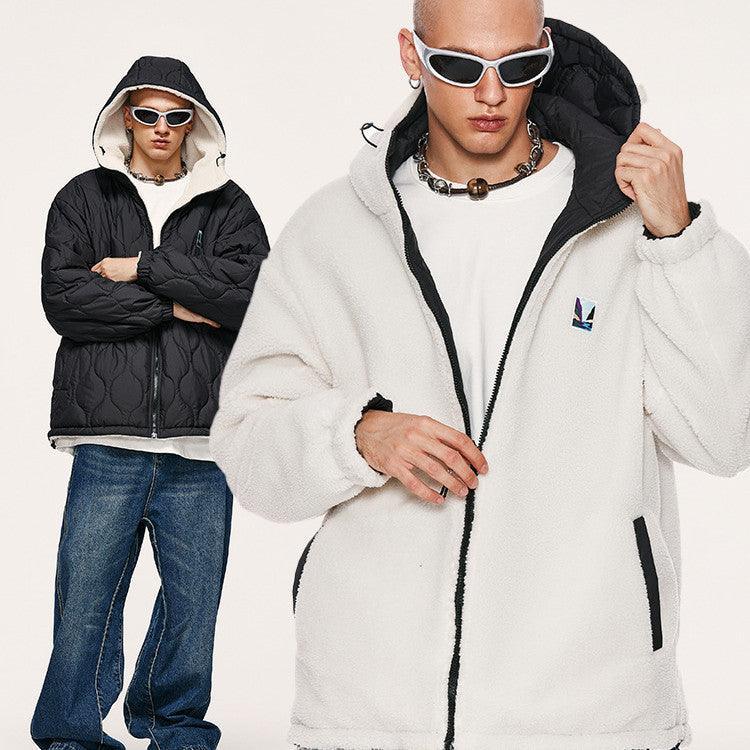 Double - Sided Lambswool Hooded Cotton Jacket - Ultimate Comfort and Warmth - MRC STORETopMy StoreDouble - Sided Lambswool Hooded Cotton Jacket - Ultimate Comfort and Warmth - MRC STOREMRC STORECJXZ213786003CXBlackL