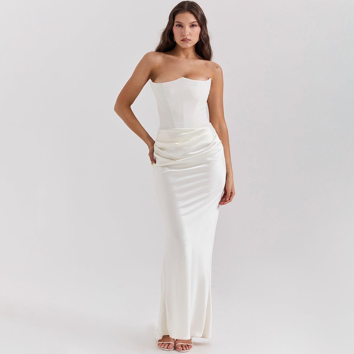 Elegant Dress Fishbone Velvet Gown - MRC STORETopMy StoreElegant Dress Fishbone Velvet Gown - MRC STOREMRC STORECJLY199051816PKRedL
