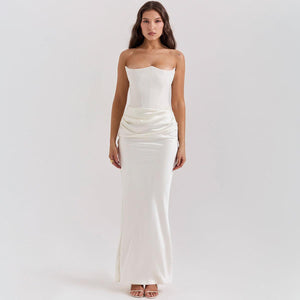 Elegant Dress Fishbone Velvet Gown - MRC STORETopMy StoreElegant Dress Fishbone Velvet Gown - MRC STOREMRC STORECJLY199051808HSIvory WhiteL