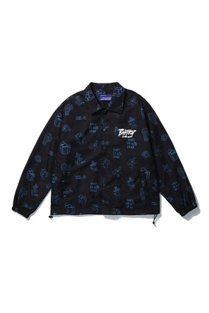 European American Hip Hop Jacket - MRC STORETopMy StoreEuropean American Hip Hop Jacket - MRC STOREMRC STORECJWY127332902BYBlackL