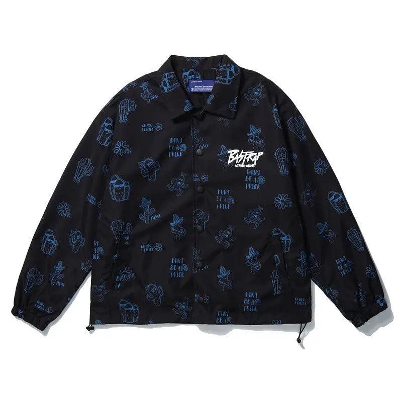 European American Hip Hop Jacket - MRC STORETopMy StoreEuropean American Hip Hop Jacket - MRC STOREMRC STORECJWY127332902BYBlackL