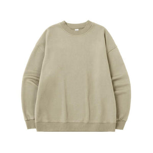 Fleece - lined Loose Casual Sweater - MRC STORETopMy StoreFleece - lined Loose Casual Sweater - MRC STOREMRC STORECJWY212153513MNLight KhakiL