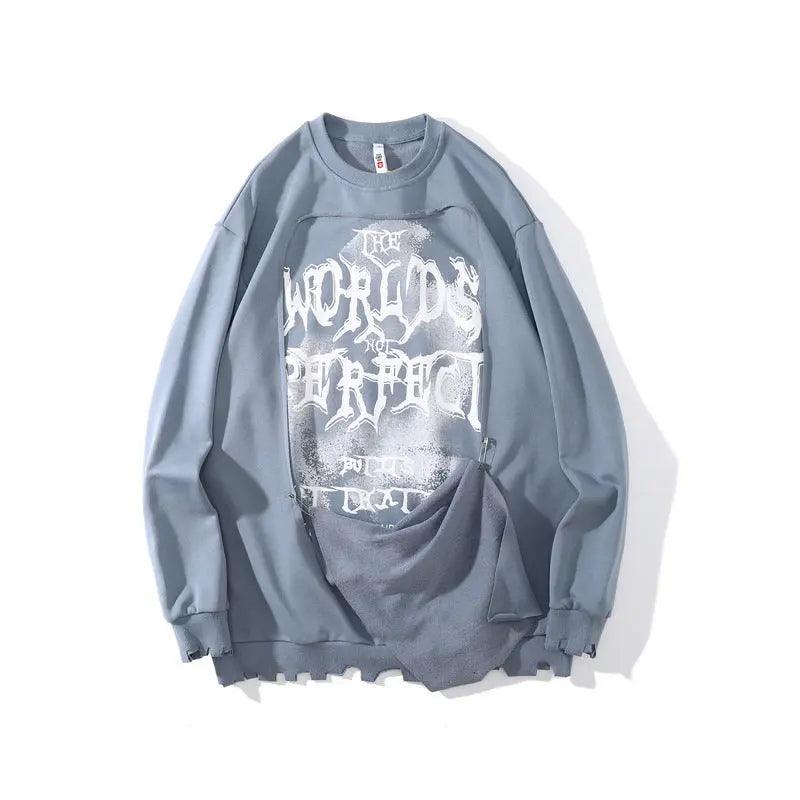 High Street Hip Hop Sweater - MRC STORETopMy StoreHigh Street Hip Hop Sweater - MRC STOREMRC STORECJWY197580006FUBlueL
