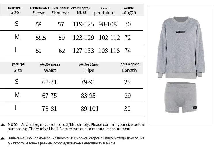 High Waist Printed Tight Shorts & Long Sleeve Top Set - MRC STORETopMy StoreHigh Waist Printed Tight Shorts & Long Sleeve Top Set - MRC STOREMRC STORECJLS211707003CXBlackL